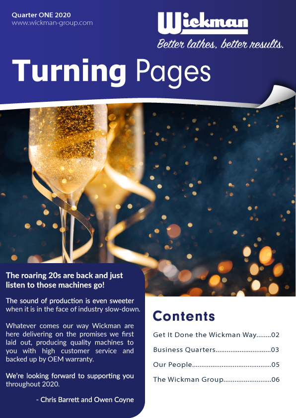 Turning Pages – Quarter One 2020